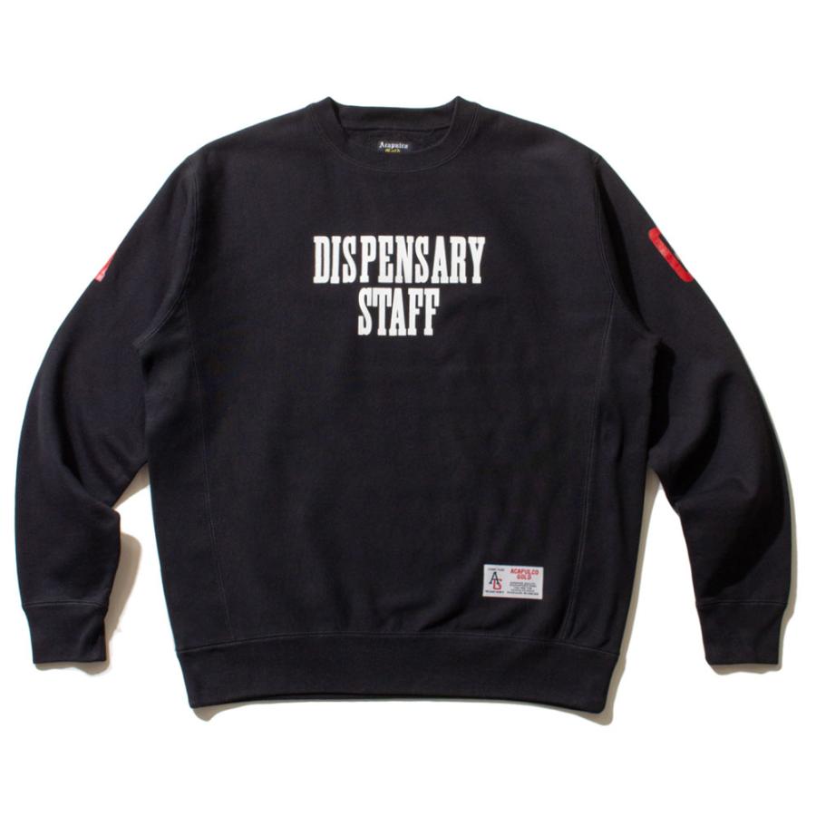 Acapulco Gold/アカプルコゴールド｜クルースウェット/DISPENSARY CREWNECK SWEATSHIRT AG FW23-06 | ACAPULCO GOLD | 01