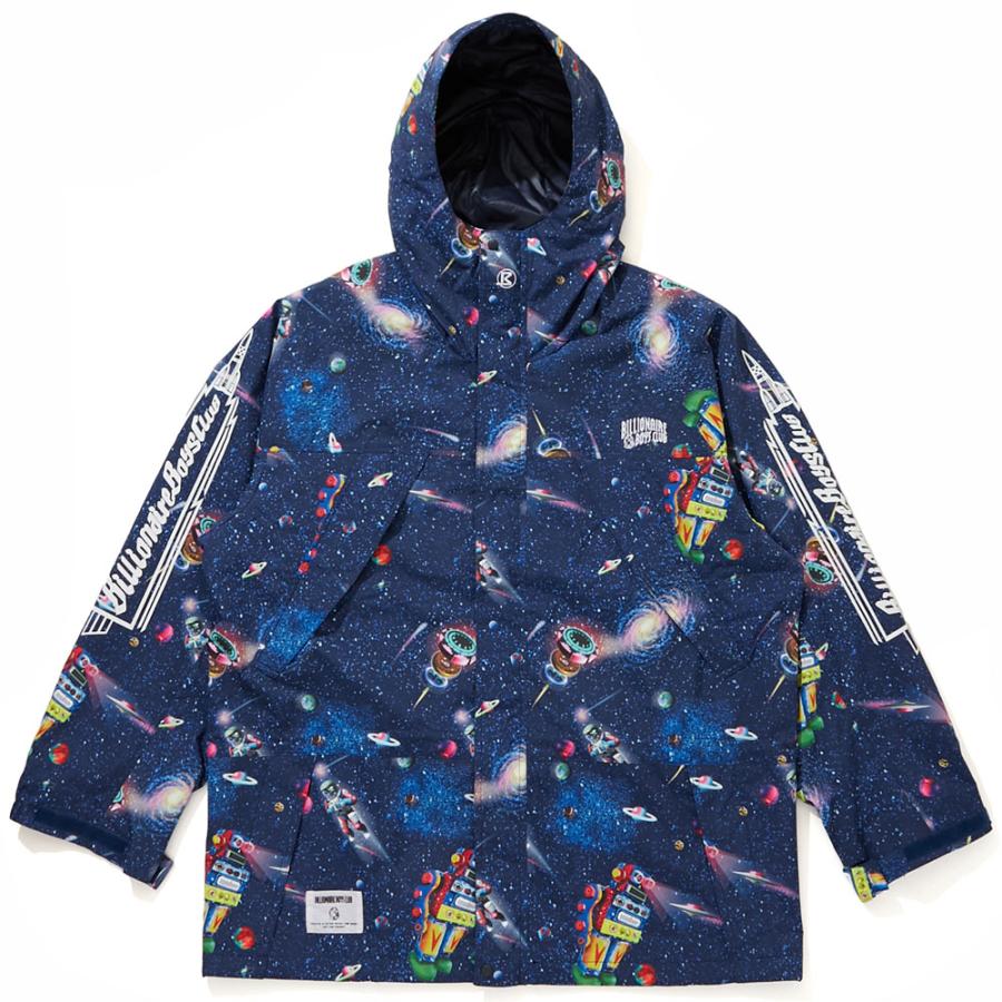 【ビリオネアボーイズクラブ】美品 宇宙柄 フルジップ 中綿 ジャケット 2XL 極美品 BILLIONAIRE BOYS CLUB ビリオネアボーイズクラブ