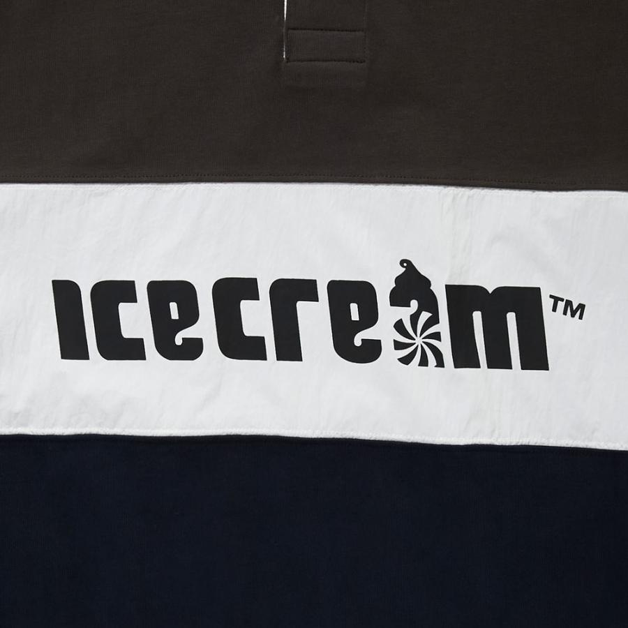 ICE CREAM/ アイスクリーム｜ラガーシャツ/SWITCHING RUGBY SHIRT ICEJP241K002｜ラグビーシャツ 長袖 ストリート スケーター メンズ ファッション | BILLIONAIRE BOYS CLUB | 03