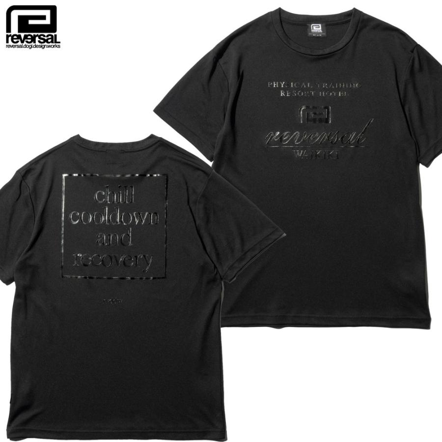 reversal/リバーサル｜ドライ Tシャツ 半袖/HOTEL GYM GRIP DRY TEE rv24ss062｜吸汗速乾性 スポーティ 格闘技 ジム フィットネス トレーニング | reversal