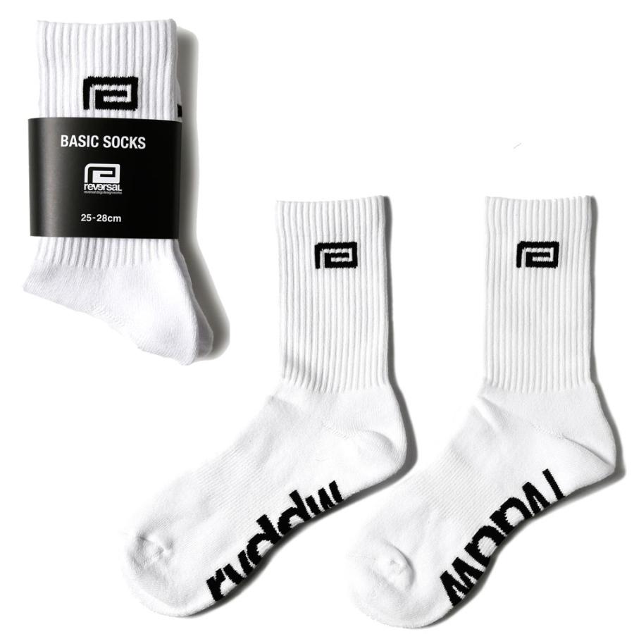 reversal/リバーサル｜ベーシック ロゴ ソックス 靴下/BASIC LOGO SOCKS rv24ss701｜ミドルソックス ストリート スケーター スポーティ 格闘技 | reversal | 02