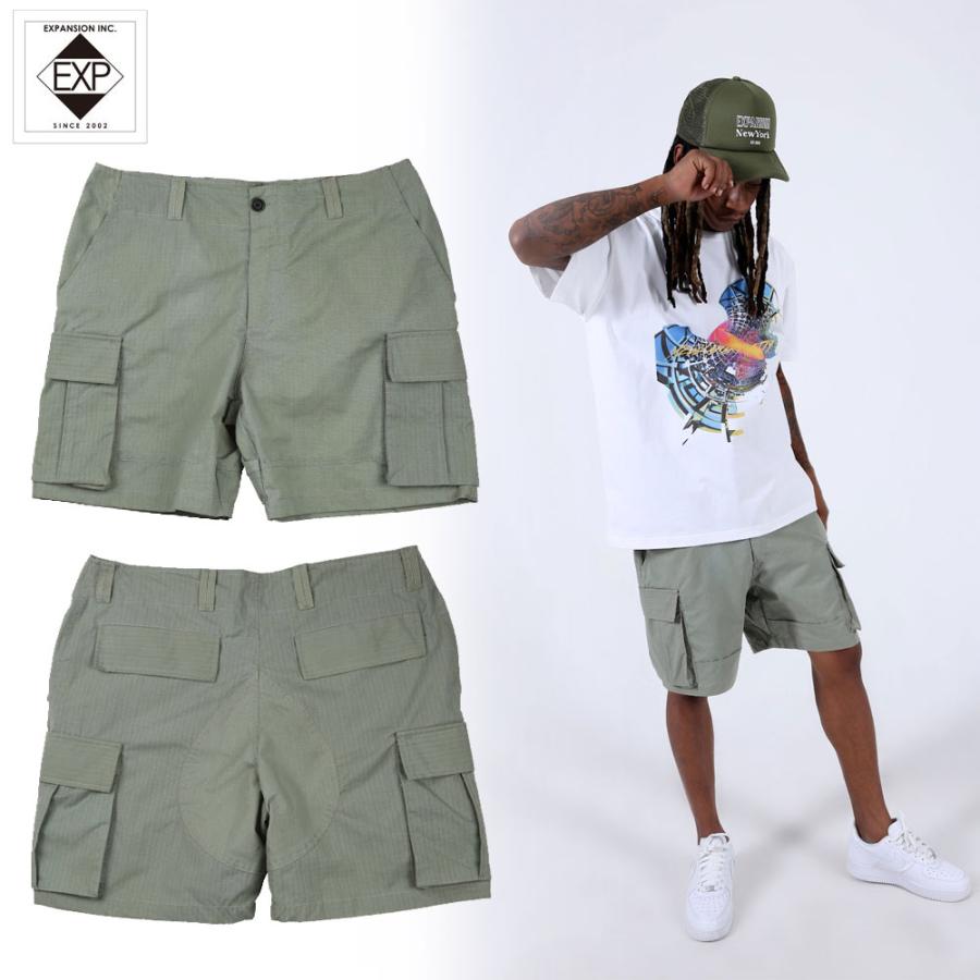 EXPANSION NY/エクスパンション ニューヨーク｜ハーフパンツ ミリタリー カーゴショーツ/E89-MILITARY-SHORTS exp-24ss-15 | EXPANSION INC.