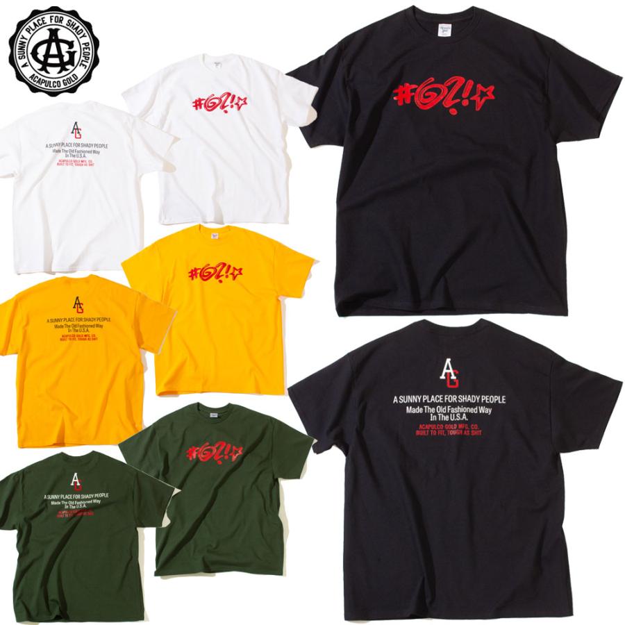 Acapulco Gold/アカプルコゴールド｜Tシャツ 半袖 コットン/＃＠＄！＊ TEE　AG SP24-08｜ストリート スケーター メンズファッション | ACAPULCO GOLD