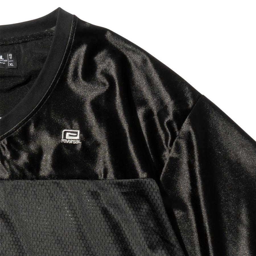 reversal/リバーサル｜ドライ フットボール Tシャツ 半袖 ビッグシルエット オーバーサイズ/OVER SIZE MESH DRY FOOTBALL TEE rv24ss055 | reversal | 03