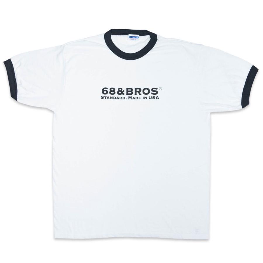 68＆BROTHERS/シックスティエイトアンドブラザーズ｜半袖 Tシャツ リンガーTee コットン/ S/S Ringer Tee STANDARD No. 7952 | 68&brothers | 01