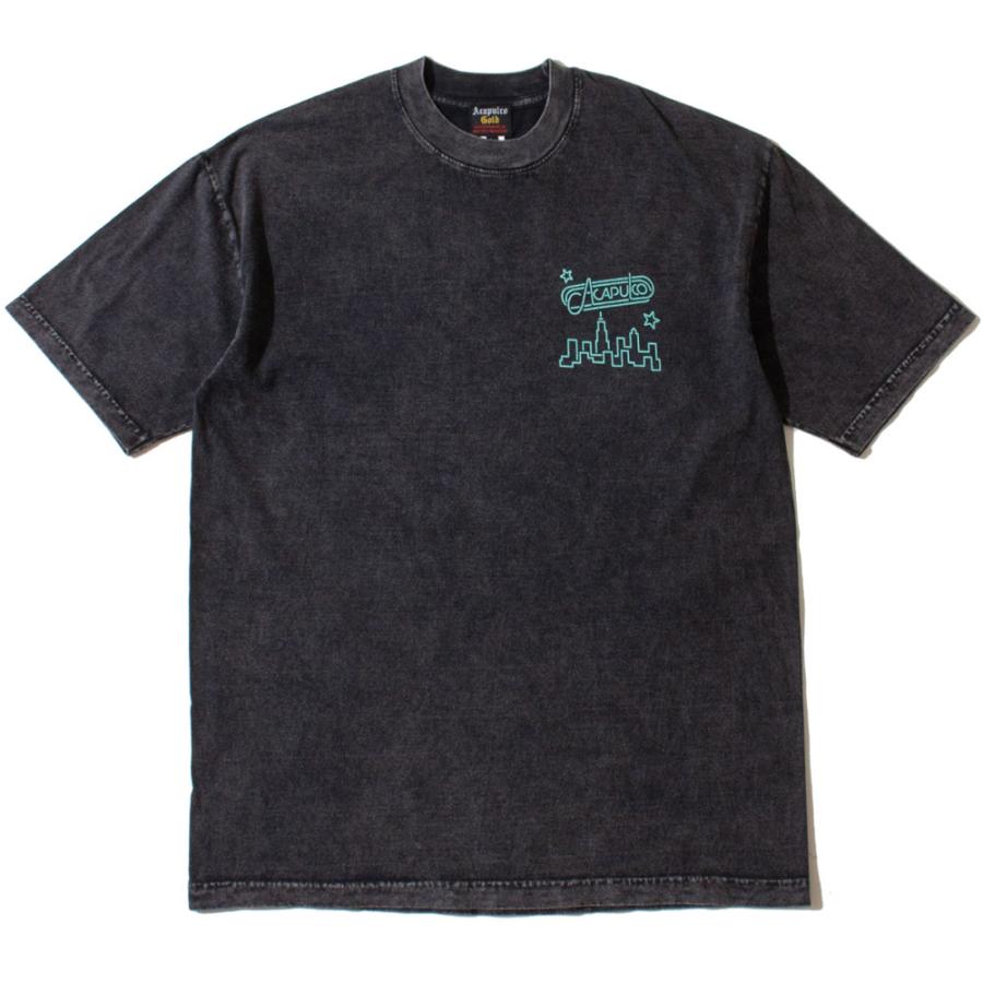 Acapulco Gold/アカプルコゴールド｜アカプルコゴールド Tシャツ 半袖 コットン/NIGHT CLUB TEE (WORN EFFECT WASHD) AG SM24-09 | ACAPULCO GOLD | 01