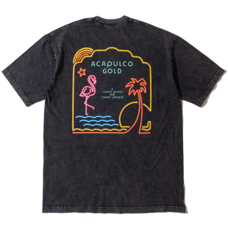 Acapulco Gold/アカプルコゴールド｜アカプルコゴールド Tシャツ 半袖 コットン/NIGHT CLUB TEE (WORN EFFECT WASHD) AG SM24-09 | ACAPULCO GOLD | 02