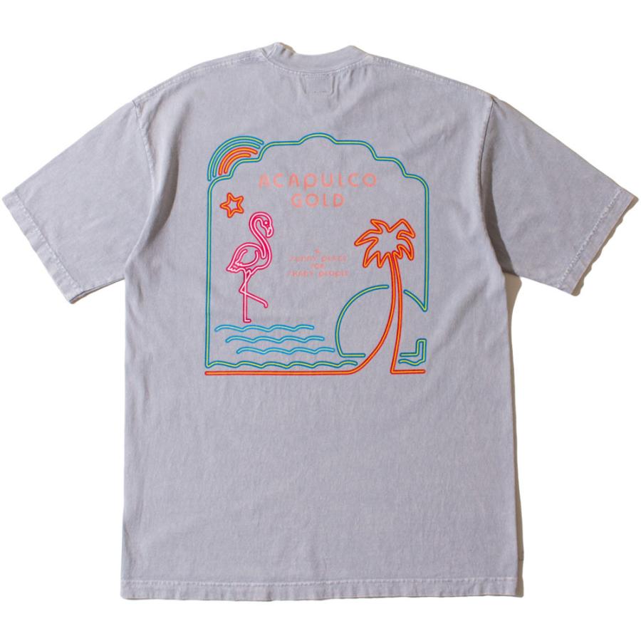 Acapulco Gold/アカプルコゴールド｜アカプルコゴールド Tシャツ 半袖 コットン/NIGHT CLUB TEE (WORN EFFECT WASHD) AG SM24-09 | ACAPULCO GOLD | 04