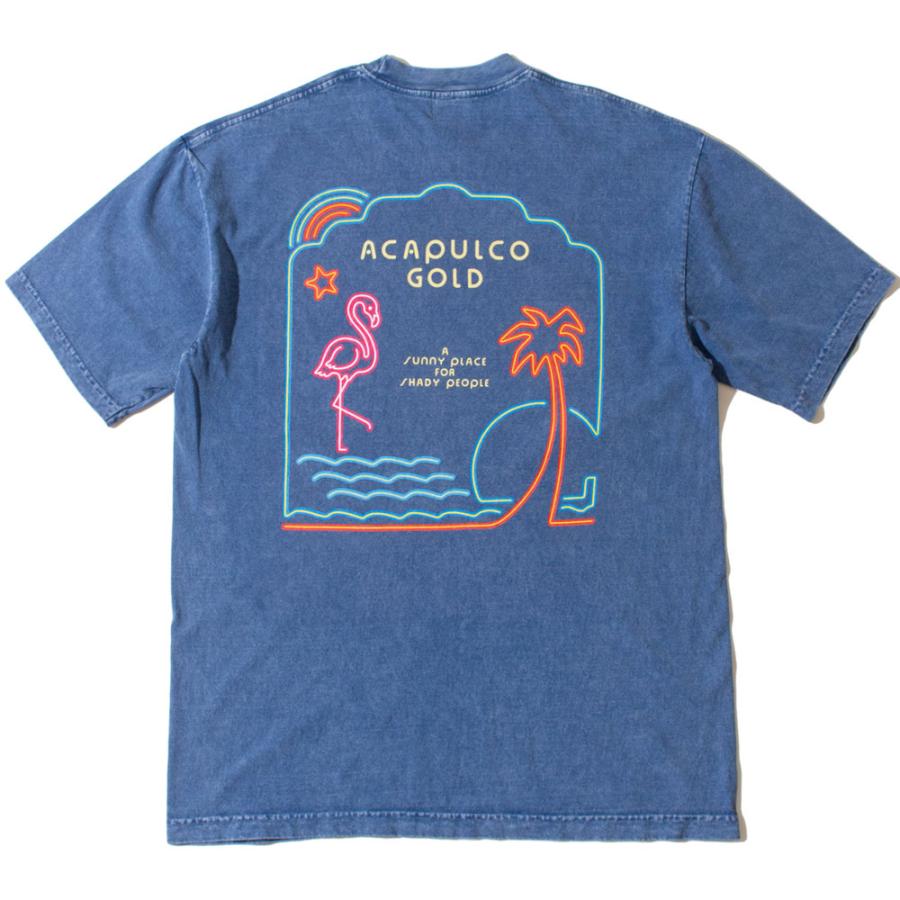 Acapulco Gold/アカプルコゴールド｜アカプルコゴールド Tシャツ 半袖 コットン/NIGHT CLUB TEE (WORN EFFECT WASHD) AG SM24-09 | ACAPULCO GOLD | 06