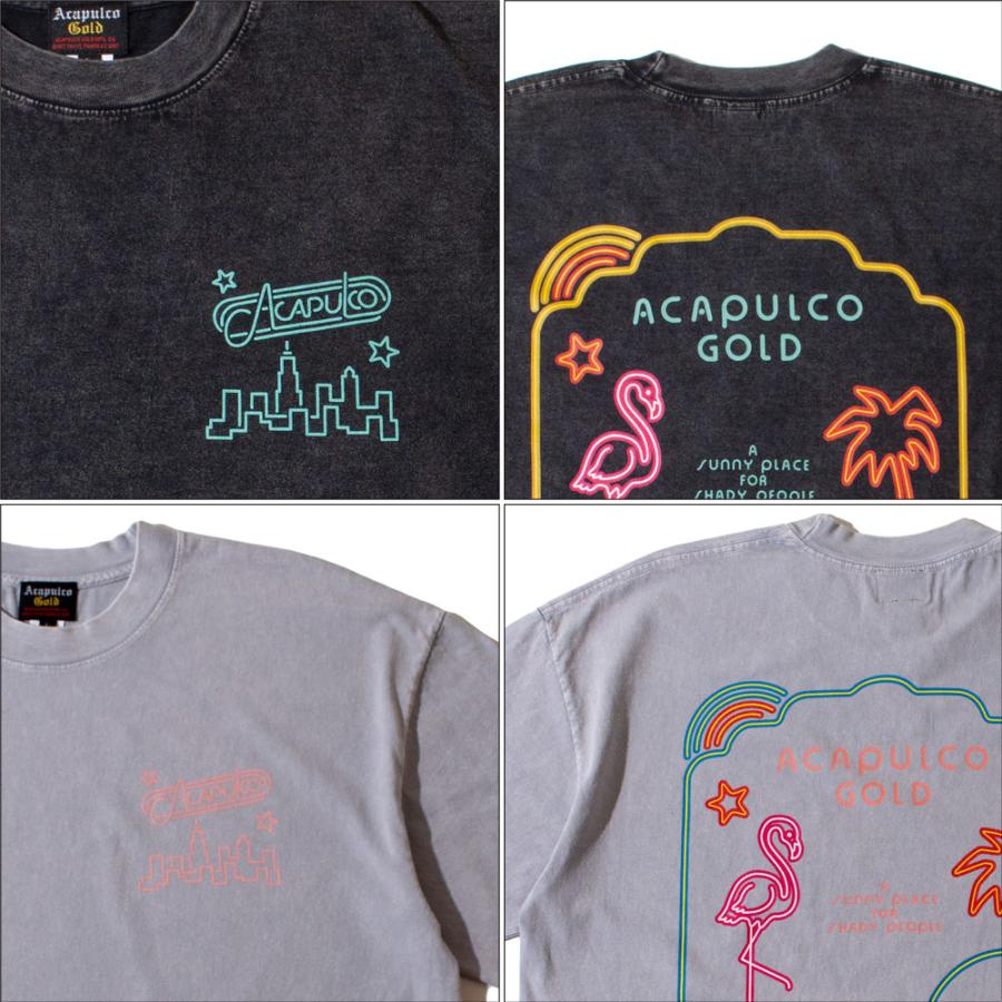 Acapulco Gold/アカプルコゴールド｜アカプルコゴールド Tシャツ 半袖 コットン/NIGHT CLUB TEE (WORN EFFECT WASHD) AG SM24-09 | ACAPULCO GOLD | 07