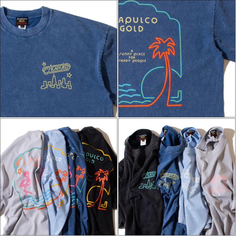 Acapulco Gold/アカプルコゴールド｜アカプルコゴールド Tシャツ 半袖 コットン/NIGHT CLUB TEE (WORN EFFECT WASHD) AG SM24-09 | ACAPULCO GOLD | 08