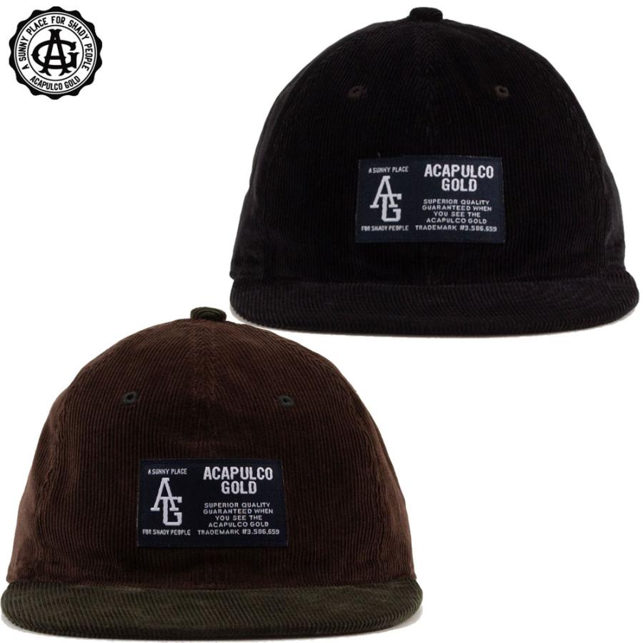 Acapulco Gold/アカプルコゴールド｜キャップ コーデュロイ/TWO-TONE CORD 6 PANEL CAP AG FW24-16 | ACAPULCO GOLD