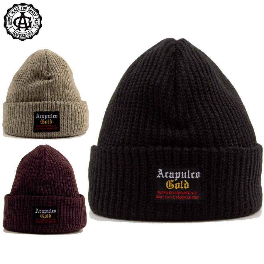 Acapulco Gold/アカプルコゴールド｜ニットキャップ ビーニー ニット帽/FISHERMAN BEANIE AG FW24-19 | ACAPULCO GOLD