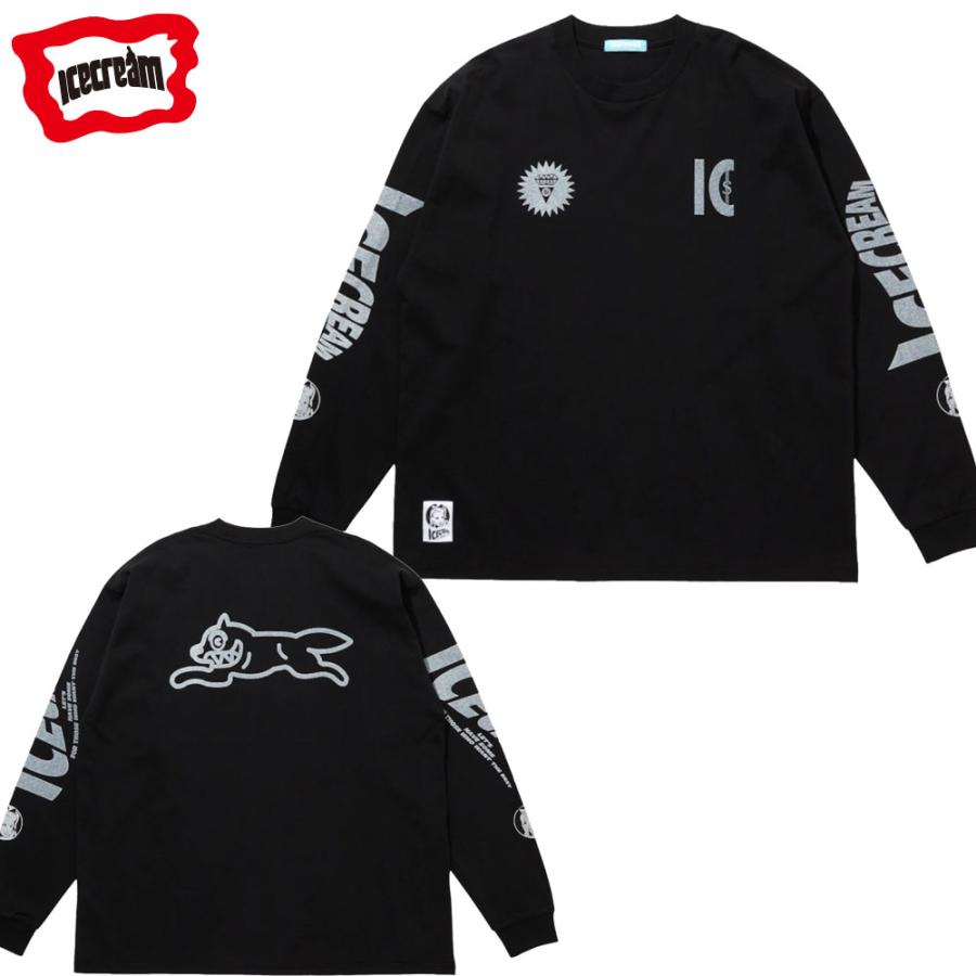 ICECREAM/ アイスクリーム｜Tシャツ 長袖 ロンT /COTTON LS T-SHIRT IC ICEJP243T012｜ロングスリーブ Tee ストリート スケーター | 