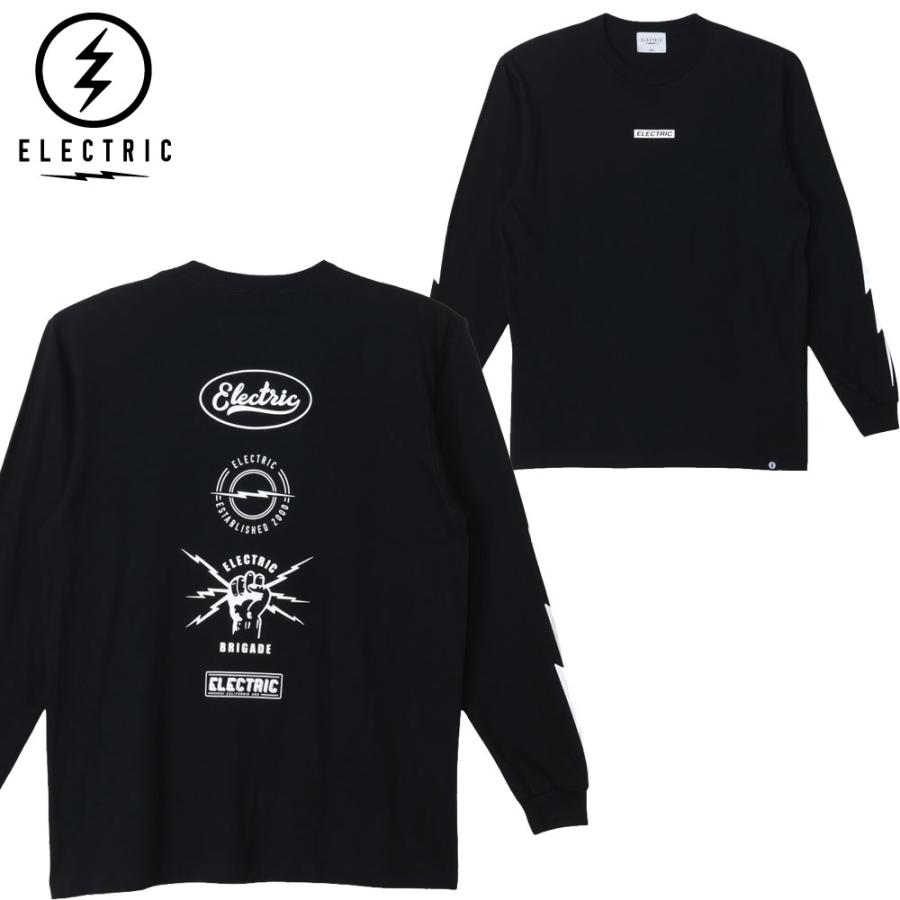 ELECTRIC /エレクトリック｜Tシャツ 長袖 ロンT ロングスリーブ コットン/LOGOS L/S TEE E25ST07 | ELECTRIC