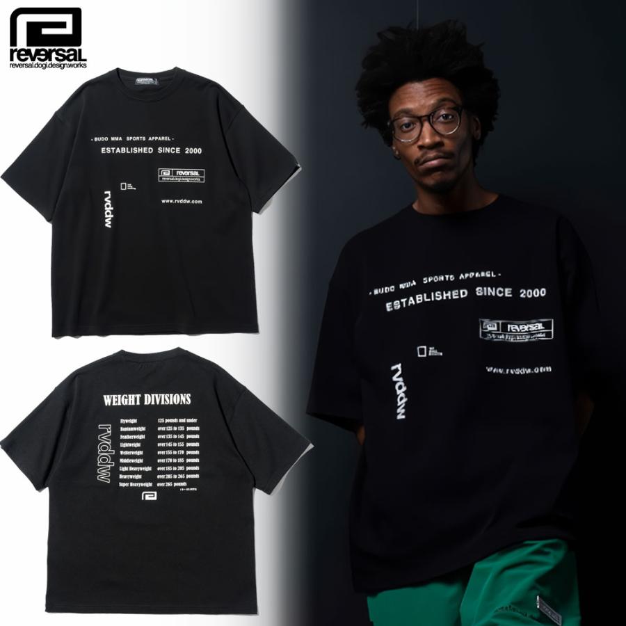 reversal/リバーサル｜ 半袖Tシャツ コットン/WEIGHT DIVISIONS COTTON TEE rv25ss001｜ストリート スケーター スポーツ アクティブ 格闘技 | reversal