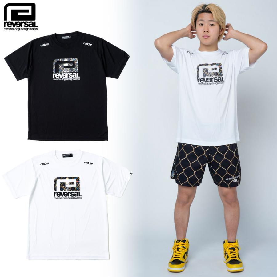 reversal/リバーサル｜半袖 Tシャツ ドライ/SPACE CAGE BIGMARK DRY TEE rv25aw052｜吸汗速乾 スポーティ ストリート 格闘技 MMA | reversal