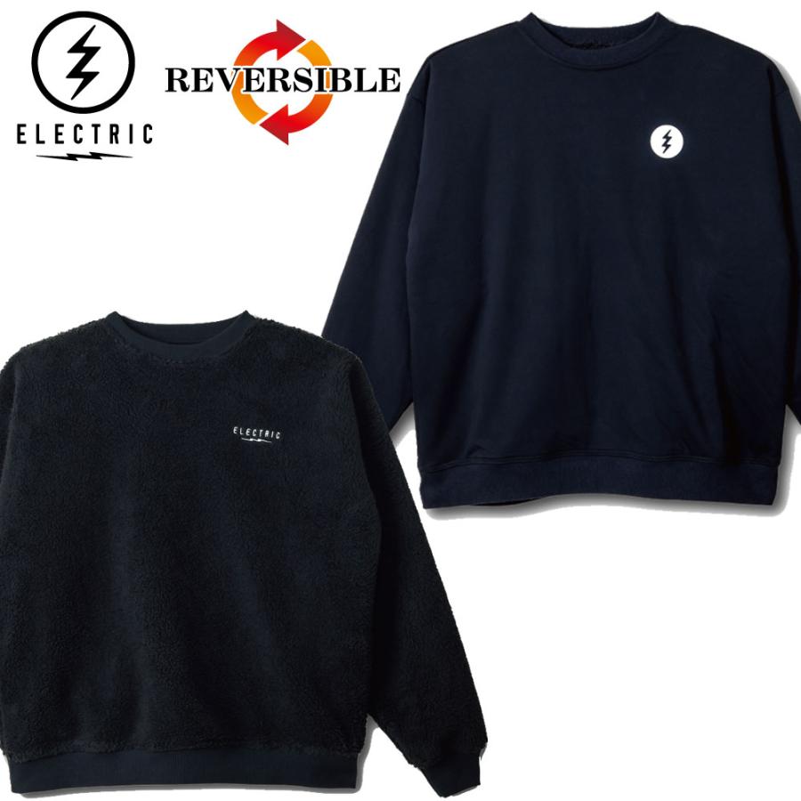 ELECTRIC /エレクトリック｜リバーシブル クルーネック スウェット ボア フリース/ELECTRIC ICON LOGO REVERSIBLE CREW E25FU24 | ELECTRIC