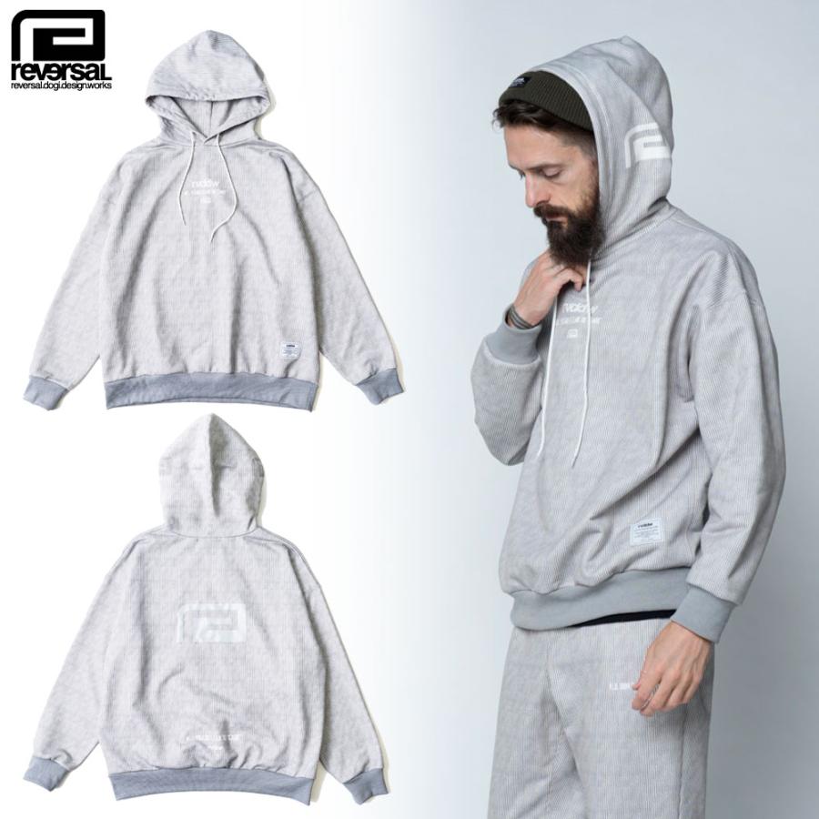 reversal/リバーサル｜プルオーバーパーカー/SASHIKO PATTERN SWEAT HOODIE rv25aw201｜スウェット パーカー ランニング フーディー | reversal