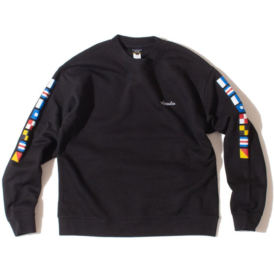 Acapulco Gold/アカプルコゴールド｜クルーネックスウェット トレーナー/C-O-D-E CREW SWEATSHIRT AG FW25-04 | ACAPULCO GOLD | 01