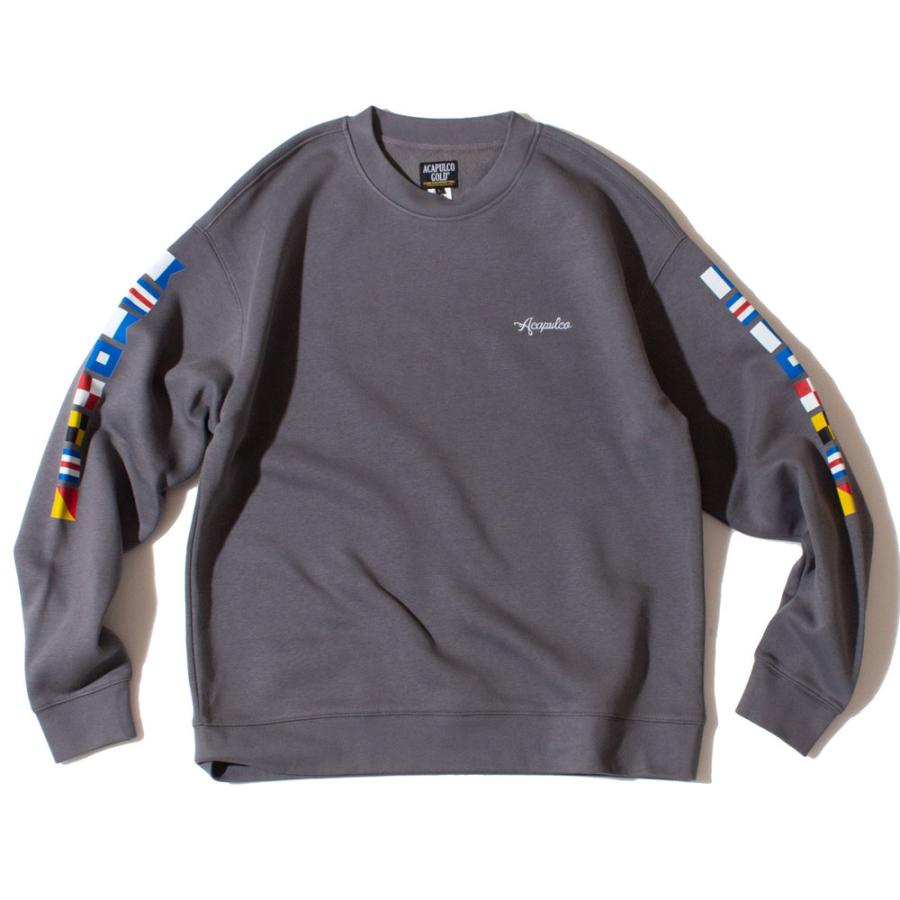 Acapulco Gold/アカプルコゴールド｜クルーネックスウェット トレーナー/C-O-D-E CREW SWEATSHIRT AG FW25-04 | ACAPULCO GOLD | 05