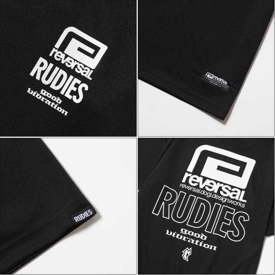 reversal/リバーサル｜コラボ Tシャツ 半袖 ドライ メッシュ/RUDIE’S x rvddw 2025 DRY TEE rvrud009｜Rudies ジム フィットネス トレーニング | reversal | 03
