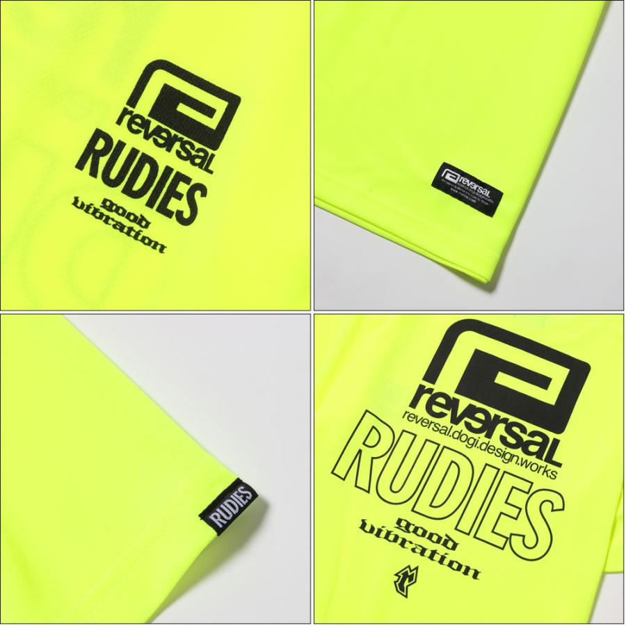 reversal/リバーサル｜コラボ Tシャツ 半袖 ドライ メッシュ/RUDIE’S x rvddw 2025 DRY TEE rvrud009｜Rudies ジム フィットネス トレーニング | reversal | 09