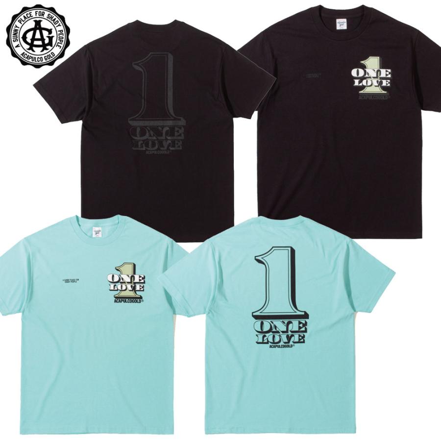 Acapulco Gold/アカプルコゴールド｜Tシャツ 半袖 コットン/ONE LOVE TEE AG SM26-01｜プリントTシャツ ストリート スケーター | ACAPULCO GOLD