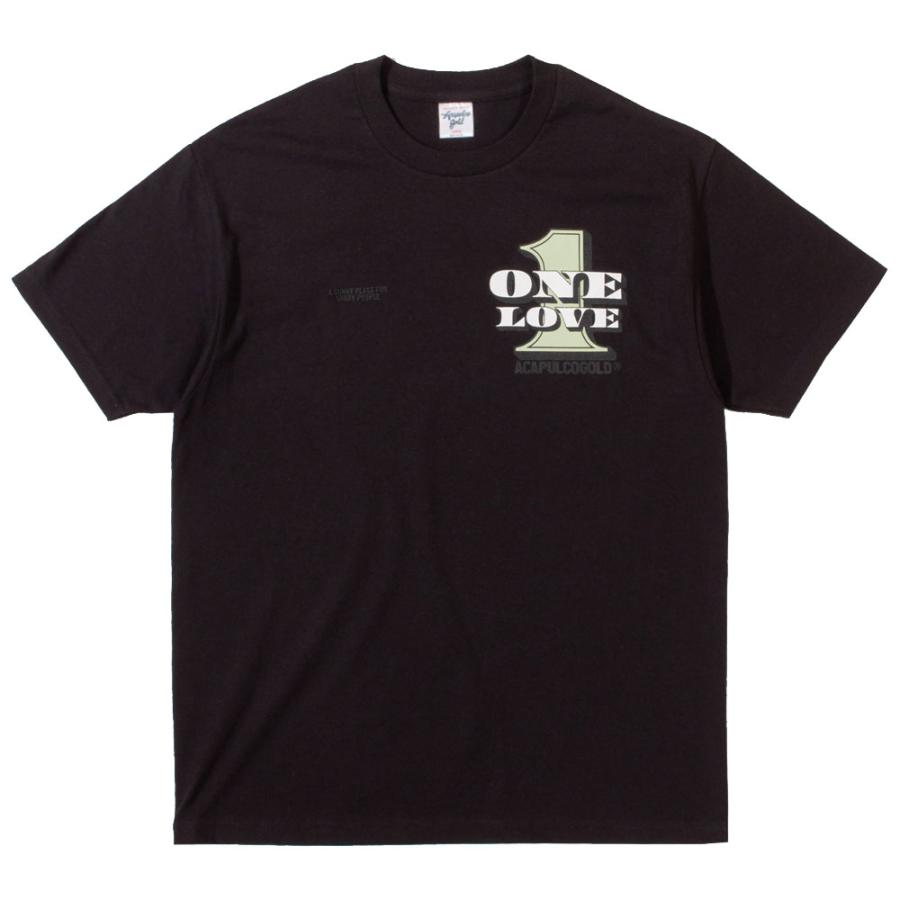 Acapulco Gold/アカプルコゴールド｜Tシャツ 半袖 コットン/ONE LOVE TEE AG SM26-01｜プリントTシャツ ストリート スケーター | ACAPULCO GOLD | 01