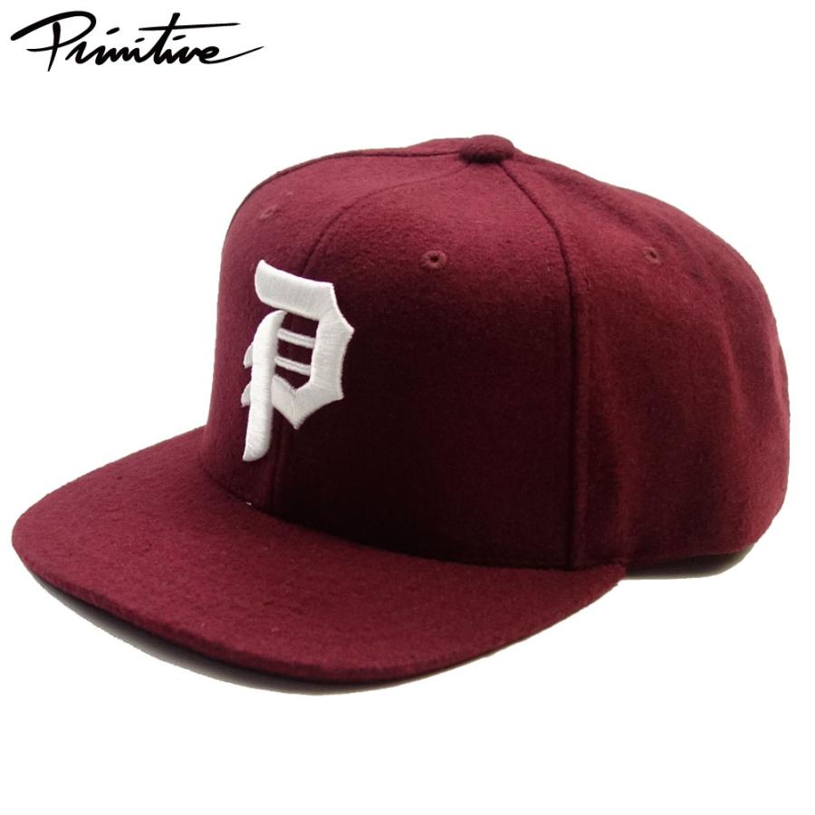 PRIMITIVE/プリミティブ｜キャップ ロゴ 刺繍 スナップバック/DIRTY P SNAPBACK PA118H08｜帽子 ストリート スケーター メンズ | PRIMITIVE