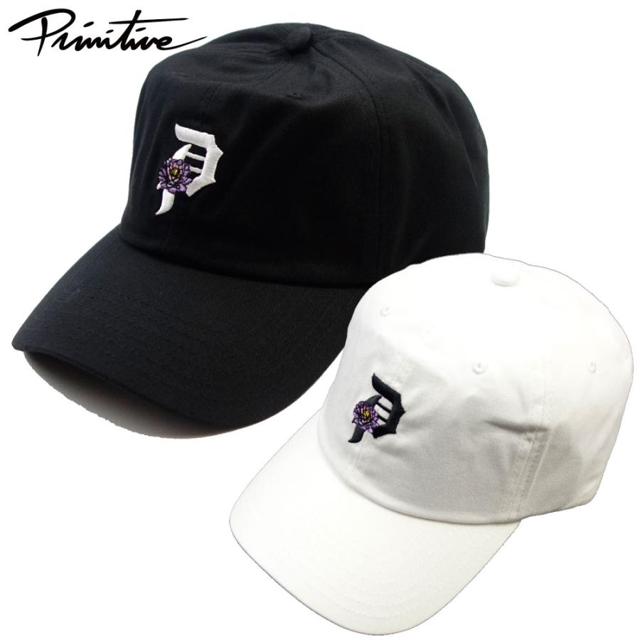 PRIMITIVE/プリミティブ｜キャップ ロゴ 刺繍 アジャスター/LOTUS STRAPBACK PA122H01｜帽子 ストリート スケーター メンズ | PRIMITIVE