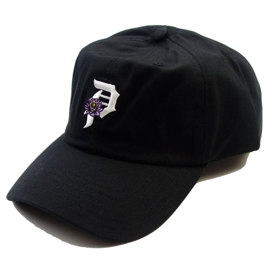 PRIMITIVE/プリミティブ｜キャップ ロゴ 刺繍 アジャスター/LOTUS STRAPBACK PA122H01｜帽子 ストリート スケーター メンズ | PRIMITIVE | 01
