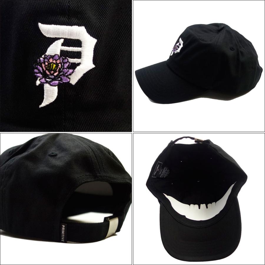 PRIMITIVE/プリミティブ｜キャップ ロゴ 刺繍 アジャスター/LOTUS STRAPBACK PA122H01｜帽子 ストリート スケーター メンズ | PRIMITIVE | 03