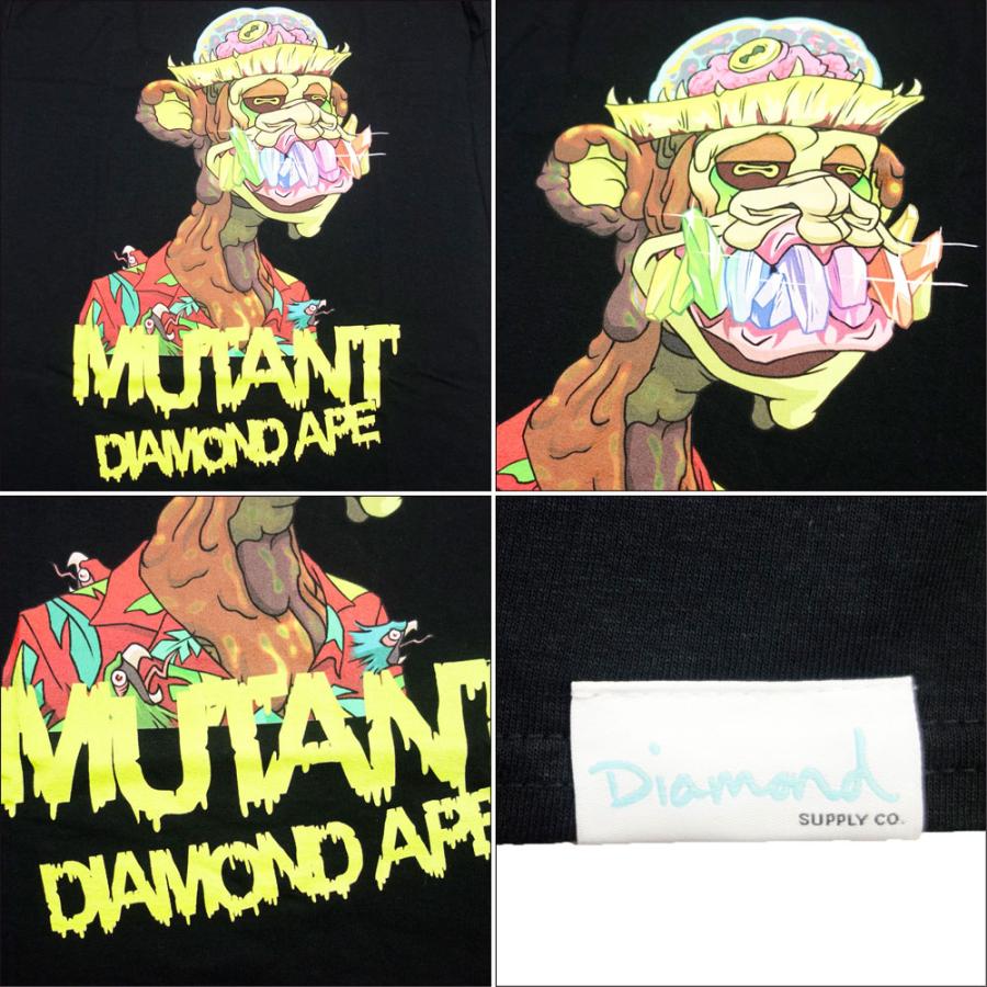 Diamond SUPPLY CO./ダイヤモンドサプライ｜ダイヤモンド Tシャツ 半袖 エイプミュータント コラボ/Ape Mutant Diamond Ape Tee | Diamond Supply Co. | 03