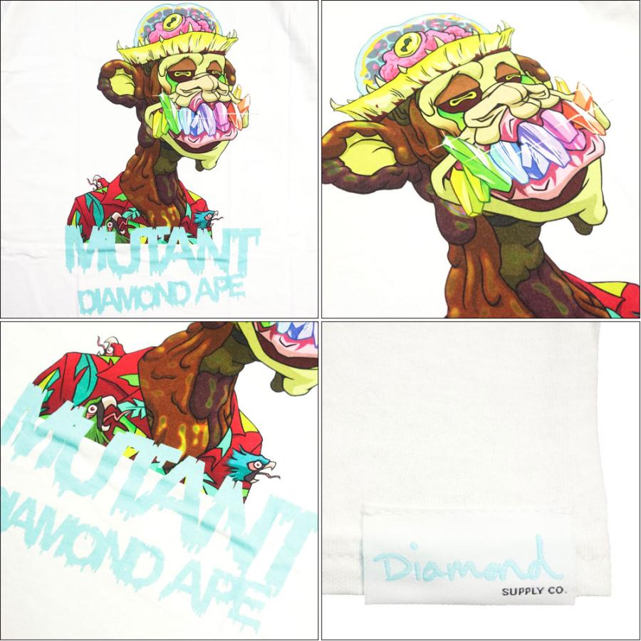 Diamond SUPPLY CO./ダイヤモンドサプライ｜ダイヤモンド Tシャツ 半袖 エイプミュータント コラボ/Ape Mutant Diamond Ape Tee | Diamond Supply Co. | 06