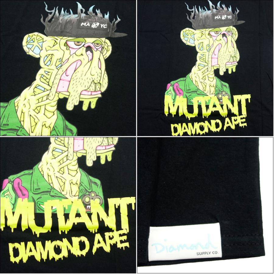 Diamond SUPPLY CO./ダイヤモンドサプライ｜ダイヤモンド Tシャツ 半袖 エイプミュータント コラボ/Ape Military Mutant Ape Tee VIDM22AP11 | Diamond Supply Co. | 03