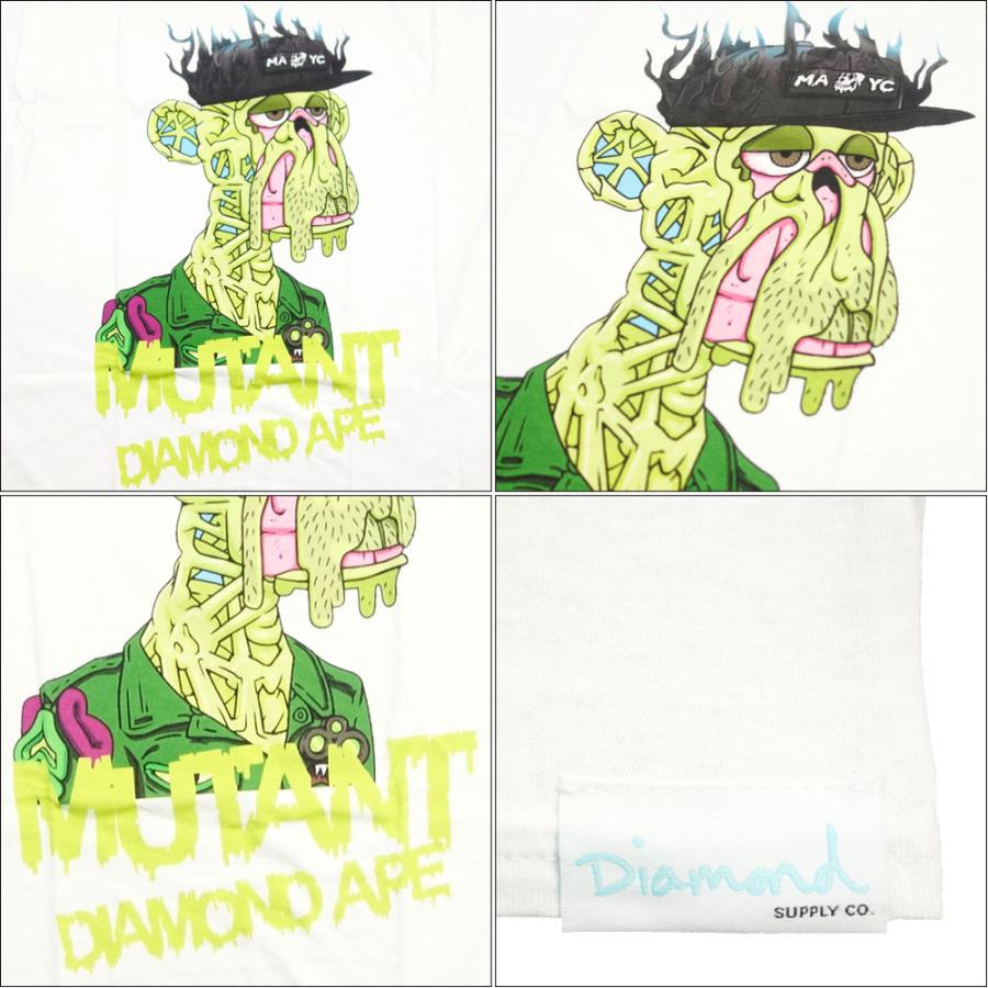 Diamond SUPPLY CO./ダイヤモンドサプライ｜ダイヤモンド Tシャツ 半袖 エイプミュータント コラボ/Ape Military Mutant Ape Tee VIDM22AP11 | Diamond Supply Co. | 06