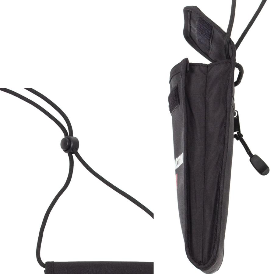 Acapulco Gold/アカプルコゴールド｜ブラックレーベルコレクション ショルダーミニバッグ/BLACK LABEL LOGO RECYCLED PHONE BAG AG SM26-16｜ネックポーチ | ACAPULCO GOLD | 06