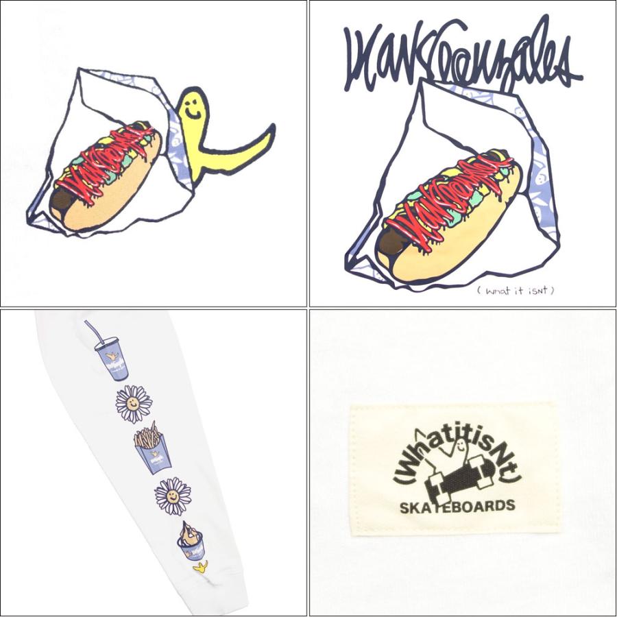 (What it isNt）ART BY MARKGONZALES / (ワットイットイズント) アートバイ マークゴンザレス｜Tシャツ 長袖 ロンT オーバーサイズ/SKATE BOARDS LINE BIG L/S | Mark Gonzales | 08