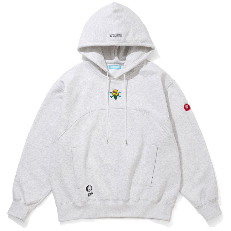 ICECREAM/ アイスクリーム ｜ プルオーバーパーカー/ICECREAM EMBROIDEREY LOGO SWITCHING COTTON HOODIE ICEJP263C002｜スウェット パーカー BBC | Bilionaire Boys Club,Ice Cream | 05