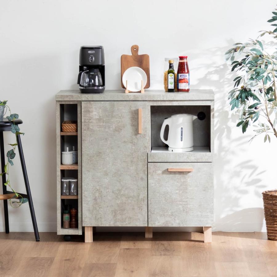 tac INTERIOR（タックインテリア） キッチンカウンター 収納 レンジ台