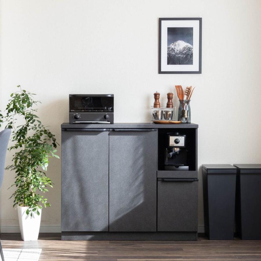 tac INTERIOR（タックインテリア） キッチンカウンター 完成品 収納
