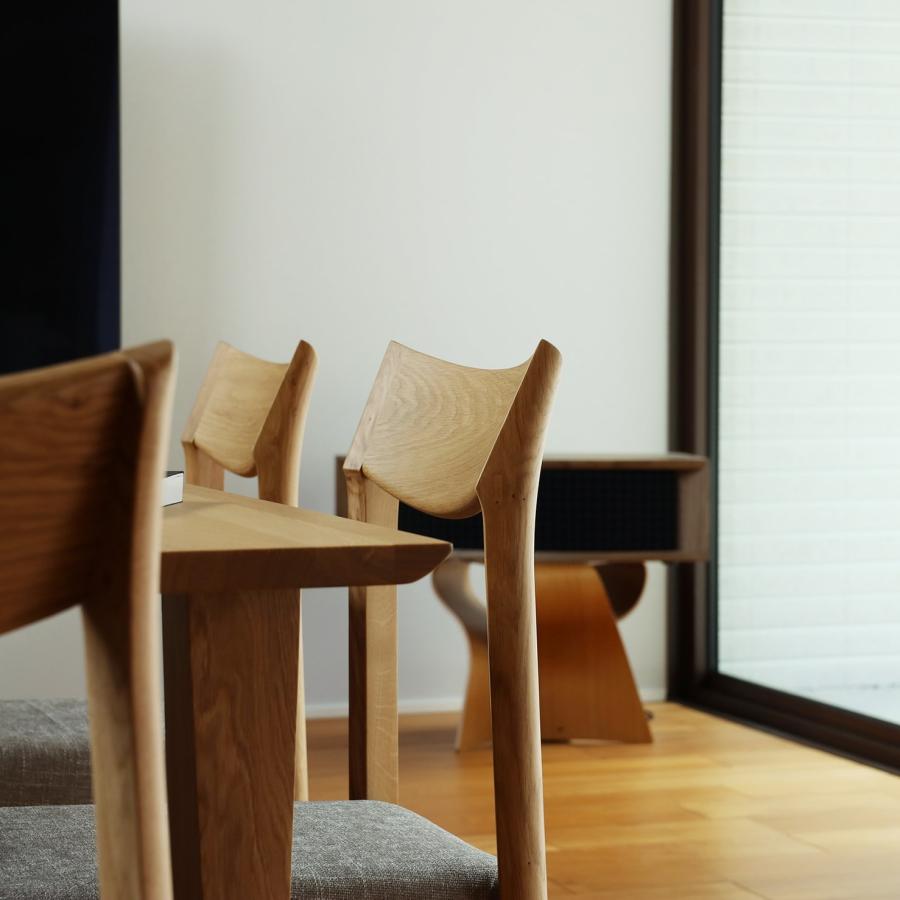 シギヤマ家具工業 【カバー無し】ダイニングチェア 2脚セット 幅45 座