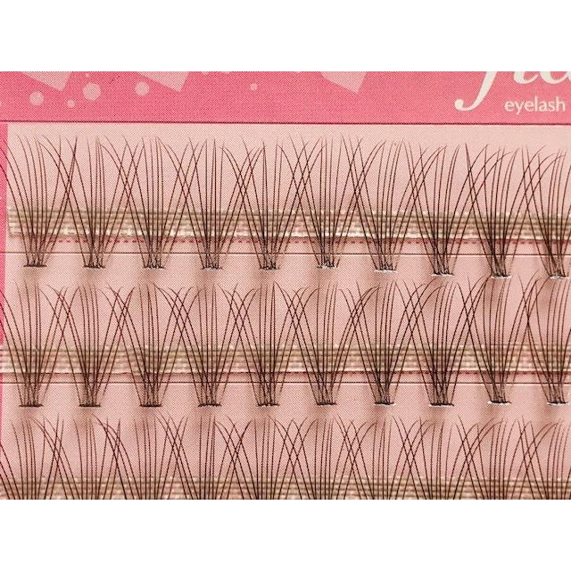 在庫限り　マツエク セルフ　まつげエクステ　抜け感メイク　ブラウン　セルフ　フレア　　ファン　カラーマツエク　束　２ケース買うとお得 人気好調 |  | 07