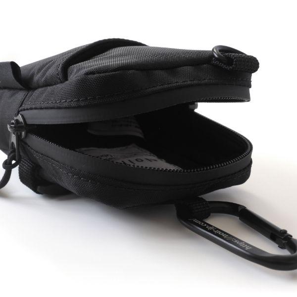 Prompt カラビナ付き ミニポーチ ポーチ 小物入れ 小さい 小さめ ミニ コンパクト レディース メンズ シンプル 無地 ブラック NoiR | ブランド登録なし | 11