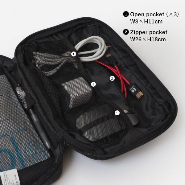 Squad ガジェットポーチ 収納ポーチ トラベルポーチ 旅行ポーチ 小物ポーチ ケーブル収納 持ち運びポーチ モバイルバッテリー収納ケース NoiR | ブランド登録なし | 06