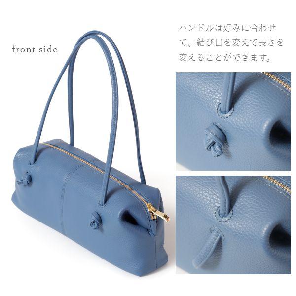日本製 イタリアンレザー ボストンバッグ レディース 小さめ ミニボストンバッグ 横 軽量 マチ広 ハンドバッグ 黒 ファスナー 肩掛け | ブランド登録なし | 09