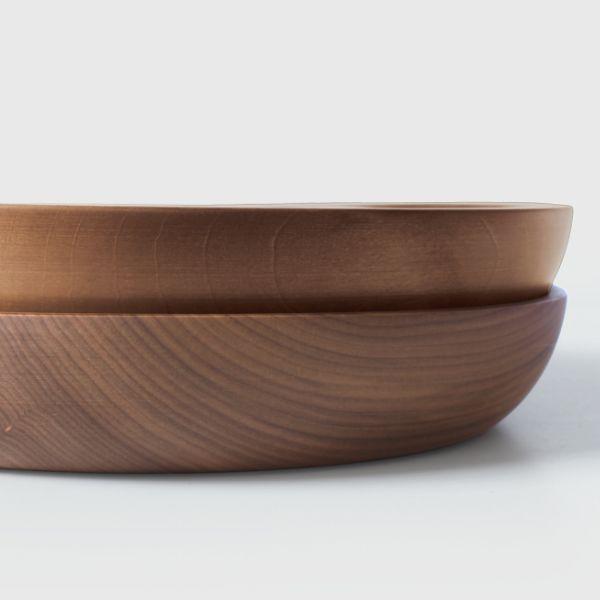 暖（オン） ディッシュプレート24cm＆箸 4点セット ウッドプレート 木製皿 丸形 モーニングプレート 食器 大皿 北欧 カフェ おしゃれ 贈り物 | ブランド登録なし | 09