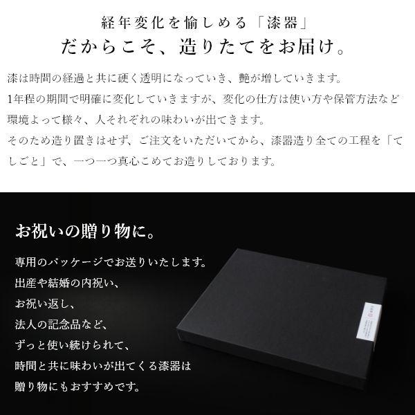 Nuul 長浜漆器 砂紋塗角プレート 19.5cm×27cm 皿 角皿 和食器 国産 漆器 うつわ パスタ皿 カレー皿 ワンプレート 大きめ ギフト | ブランド登録なし | 02