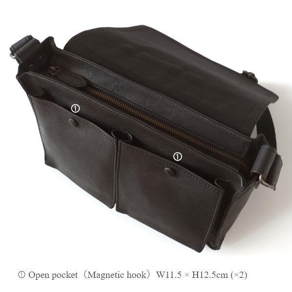 【美品】ブレディ　ショルダーバッグ　レザー　キャンバス　大きい　フラップ　斜め掛 dido 本革 フラップ ショルダーバッグ 日本製 レディース 斜めがけ